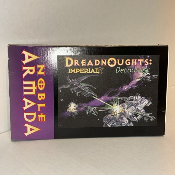 Noble Armada Dreadnoughts Imperial & Decados Metal Ships Open Box Holistic - Picture 1 of 4